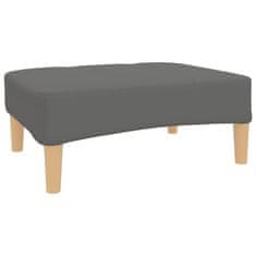 Vidaxl Stolček za noge svetlo siv 78x56x32 cm blago