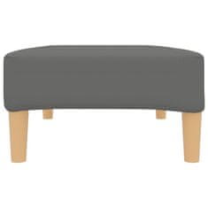 Vidaxl Stolček za noge svetlo siv 78x56x32 cm blago