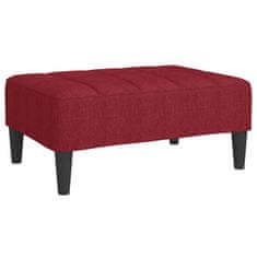 Vidaxl Stolček za noge vinsko rdeč 78x56x32 cm blago