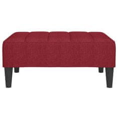 Vidaxl Stolček za noge vinsko rdeč 78x56x32 cm blago