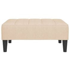 Vidaxl Stolček za noge krem 78x56x32 cm blago