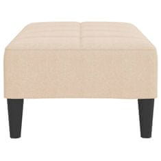 Vidaxl Stolček za noge krem 78x56x32 cm blago