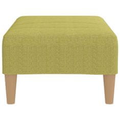 Vidaxl Stolček za noge zelen 78x56x32 cm blago