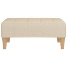Vidaxl Stolček za noge krem 78x56x32 cm blago