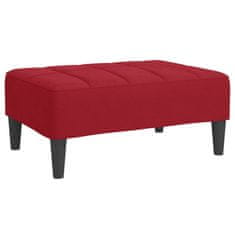 Vidaxl Stolček za noge vinsko rdeč 78x56x32 cm žamet