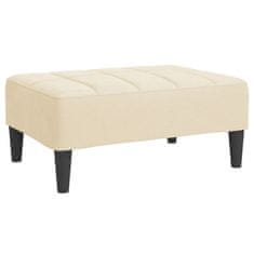 Vidaxl Stolček za noge krem 78x56x32 cm žamet