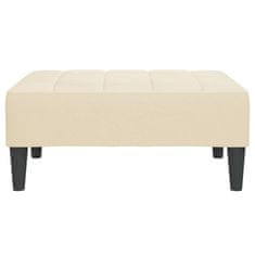 Vidaxl Stolček za noge krem 78x56x32 cm žamet