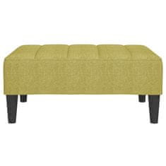 Vidaxl Stolček za noge zelen 78x56x32 cm blago