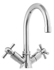 AQUALINE AQUALINE XENIA Krom Kopalniška Stojánková Baterija s Kohoutkom