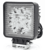 LED svetilka za stroje 10-30V 27W 9LED kvadratna