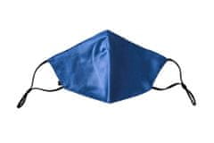 Silk Factory Svilena zaščitna maska higienska - 3 slojna - Marine Blue, velika velikost (23x14cm)