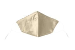 Silk Factory Svilena zaščitna maska higienska - 3 slojna - Creamy Gold , standardna velikost (21x12cm)