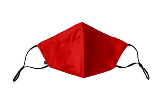 Silk Factory Svilena zaščitna maska higienska - 3 slojna - Scarlet Red
