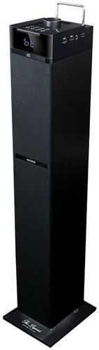 stilski zvočnik stolpca aiwa ts 990 cd bluetooth aux in vhod cd predvajalnik odličen zvok daljinski upravljalnik lepo oblikovanje izenačevalnik s 5 načini