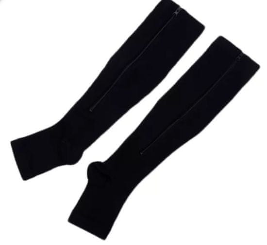 Zaparevrov Kompresijske nogavice z zadrgo, velikost L/XL