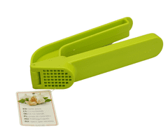 Zaparevrov Plastična stiskalnica za česen, zelena (17 cm)