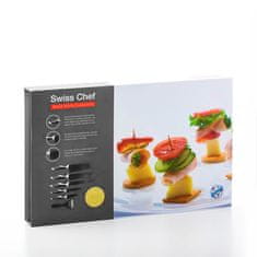 Zaparevrov Noži Cecotec Top Chef Black C01024 (6 kosov)