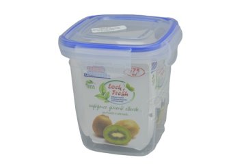 Zaparevrov Plastična škatla za živila s silikonskim tesnilom, 11 x 10 x 10 cm, 575 ml