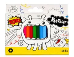 Zaparevrov TOTO barvice 18 kosov (9 cm)