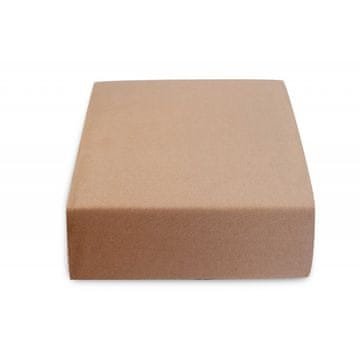 Zaparevrov Prevleka iz frotirja Premium, svetlo rjava, BedStyle, 180 x 200 cm