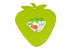 Zaparevrov Plastična deska za rezanje sadja, jagoda, zelena (20x16,5 cm)