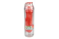 Zaparevrov Plastična steklenica s filtrom za koščke sadja BANQUET 500ml, rdeča (23x6cm)