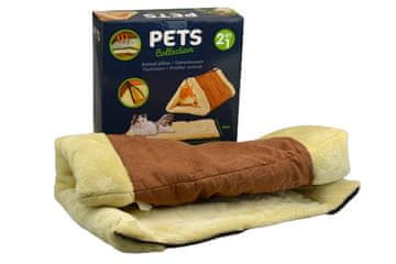 Zaparevrov Praktična topla mačja postelja 2v1 (90x60cm)