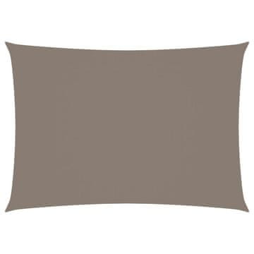 Vidaxl Senčno jadro oksford blago pravokotno 3,5x5 m taupe