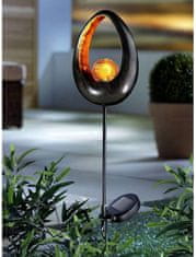 Alum online Okrasna vrtna solarna LED svetilka - ovalne oblike
