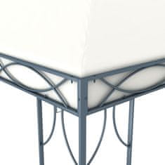 Vidaxl Paviljon z lučkami 300x300 cm krem