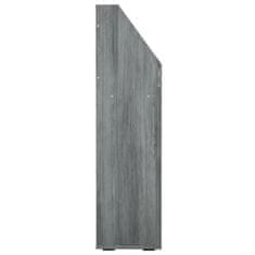 Vidaxl Otroško stojalo za revije beton. sivo 71x30x114 cm iverna pl.