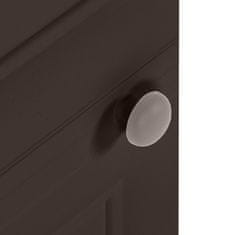 Vidaxl Plastična omarica 40x43x85,5 cm izgled lesa rjava