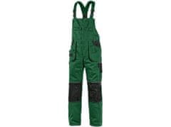 CXS Delovne hlače z oprsnikom ORION KRYŠTOF, zeleno-črne 