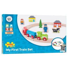 Bigjigs Rail Moj prvi vlak 19 kosov