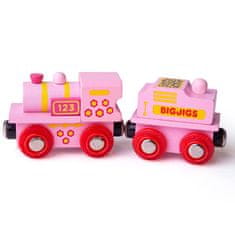 Bigjigs Rail Roza motor s ponudbo