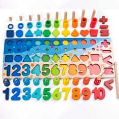 Bellestore Montessori izobraževalna lesena igrača
