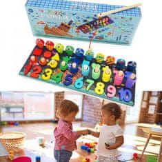 Bellestore Montessori izobraževalna lesena igrača
