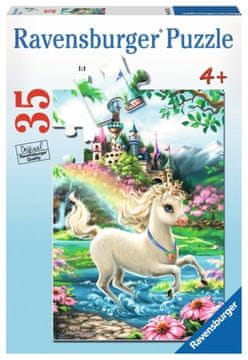Ravensburger Puzzle Unicorn castle 35 kosov