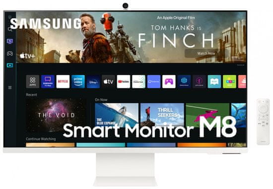 Samsung LS32CM801UUXDU monitor, 81,28 cm (32), 4K, Wi-Fi, BT, kamera, USB-C, Micro HDMI, daljinsko upravljanje