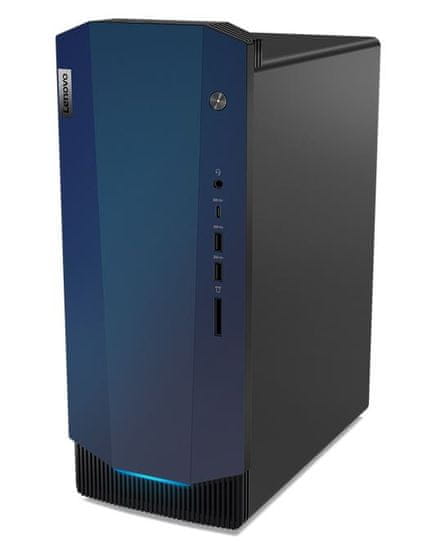 Lenovo IdeaCentre Gaming 5 namizni računalnik, R5 5600G, 16GB/SSD512GB+2TB, RTX 3060, DOS, črn (90RW00DCXT)