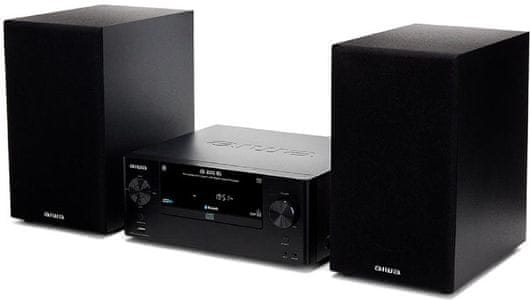 eleganten mikrosistem aiwa msbtu500 aux in vhod Bluetooth izhod za slušalke hyperbass fm tuner CD pogon brezčasna zasnova USB priključek