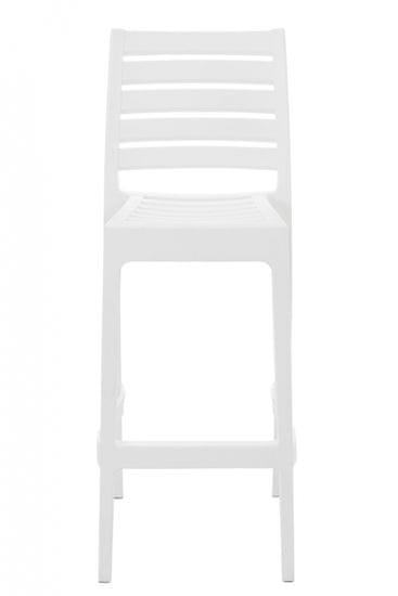BHM Germany Barski stolček Ares, plastika, bela