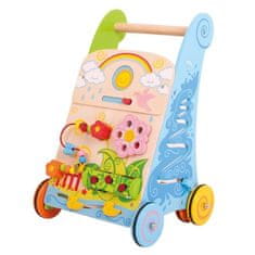 Bigjigs Toys Bigjigs Baby Leseni aktivni sprehajalec Garden