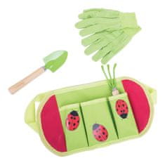 Bigjigs Toys Vrtno orodje Ladybug