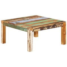 Vidaxl Klubska mizica 80x80x40 cm trden predelan les