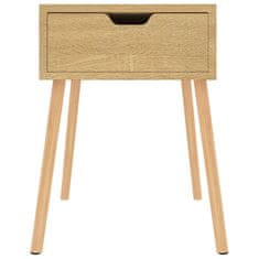Greatstore Nočna omarica sonoma hrast 40x40x56 cm iverna plošča