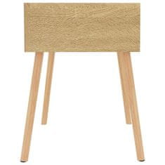 Greatstore Nočna omarica sonoma hrast 40x40x56 cm iverna plošča