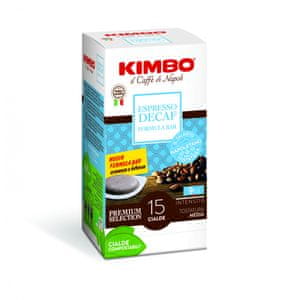 Kimbo Espresso Decaffeinato brezkofeinske kavne kapsule, 15 kos, 125 g