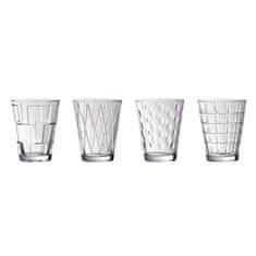 Villeroy & Boch Set kozarcev iz kolekcije DRESSED UP - CLEAR - 4 kom
