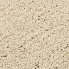 Vidaxl Košata preproga krem 200x290 cm nedrseča
